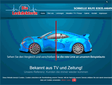 Tablet Screenshot of lackdoktorin.de